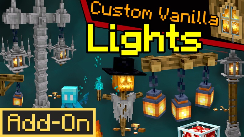 Custom Vanilla Lights Add-On on the Minecraft Marketplace by MrAniman2