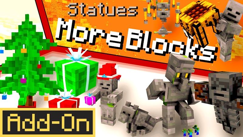 More Blocks Statues Add-On on the Minecraft Marketplace by MrAniman2