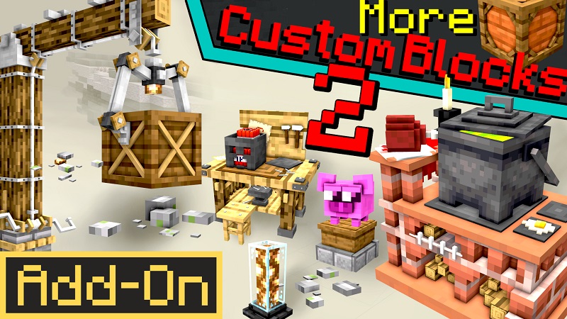 More Custom Blocks 2 Add-On on the Minecraft Marketplace by MrAniman2