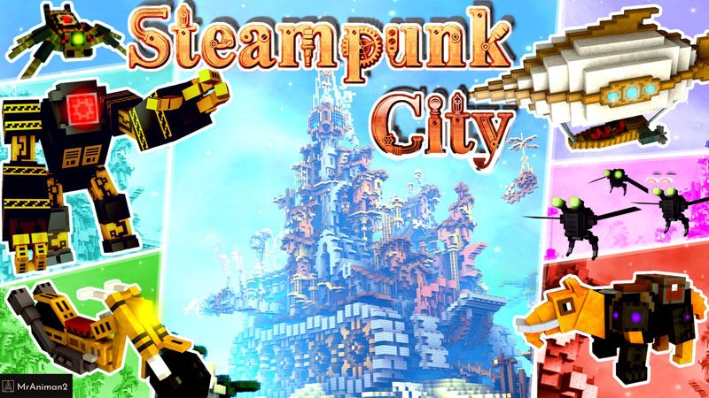 Steampunk City on the Minecraft Marketplace by mraniman2