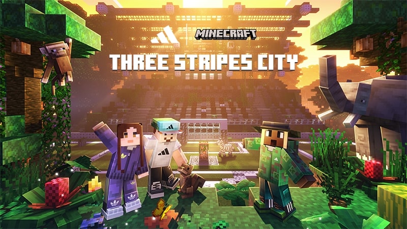Three Stripes City on the Minecraft Marketplace by Mythicus Studios