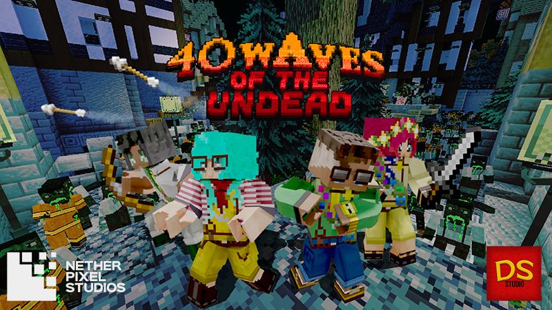 40 Waves of the Undead on the Minecraft Marketplace by Netherpixel