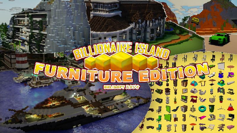 Billionaire Island on the Minecraft Marketplace by Netherpixel