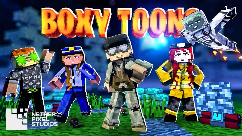 Boxy Toons on the Minecraft Marketplace by Netherpixel