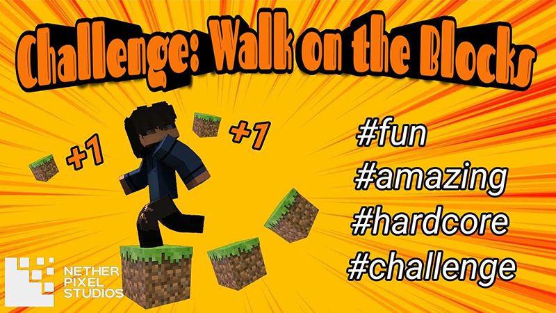 Challenge: Walk on the Blocks on the Minecraft Marketplace by Netherpixel