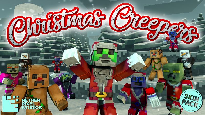 Christmas Creepers on the Minecraft Marketplace by Netherpixel