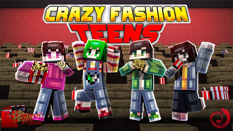 Crazy Fashion Teens on the Minecraft Marketplace by Netherpixel