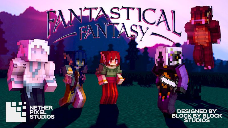 Fantastical Fantasy Skin Pack on the Minecraft Marketplace by Netherpixel