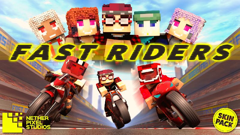 Fast Riders on the Minecraft Marketplace by Netherpixel