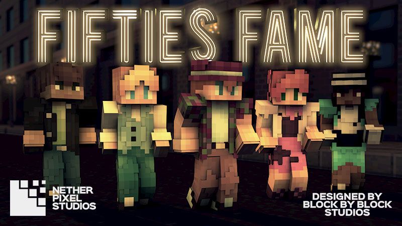 Fifties Fame Skin Pack on the Minecraft Marketplace by Netherpixel