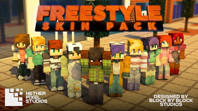 Freestyle Skin Pack on the Minecraft Marketplace by Netherpixel