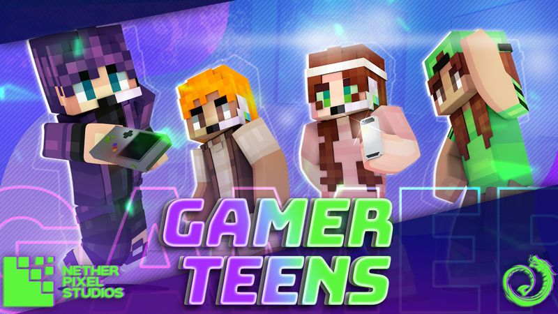 Gamer Teens on the Minecraft Marketplace by Netherpixel