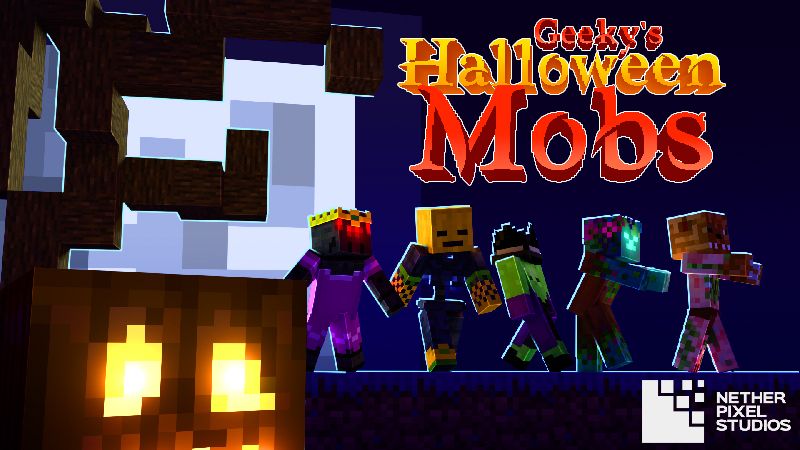 Geeky's Halloween Mobs on the Minecraft Marketplace by Netherpixel