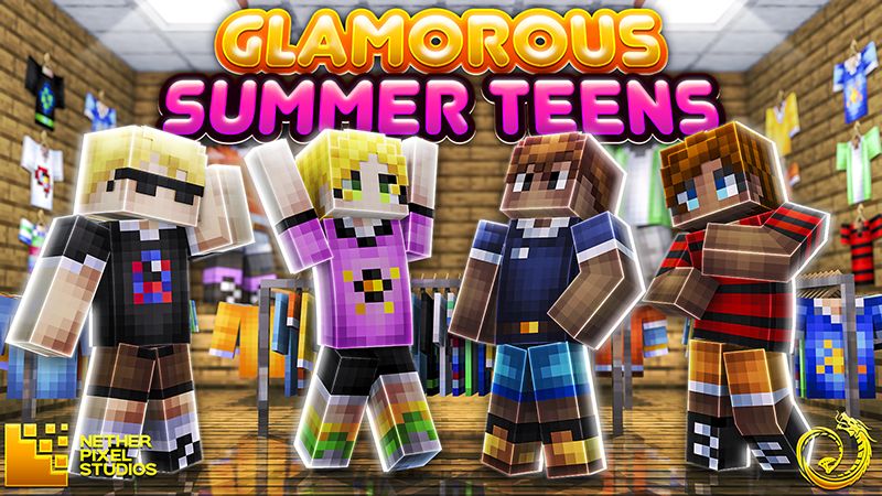 Glamorous Summer Teens on the Minecraft Marketplace by Netherpixel