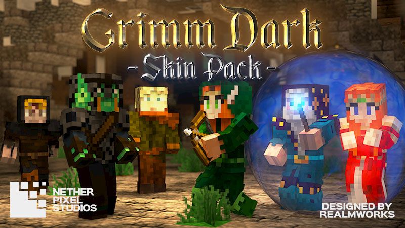 Grimm Dark Skin Pack on the Minecraft Marketplace by Netherpixel