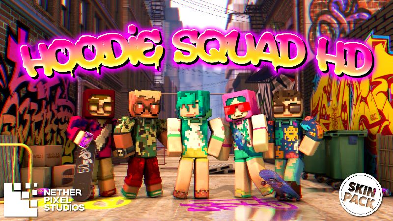 Hoodie Squad HD on the Minecraft Marketplace by Netherpixel