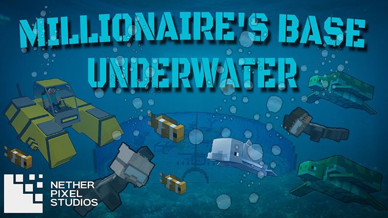 Millionaire's Base Underwater on the Minecraft Marketplace by Netherpixel