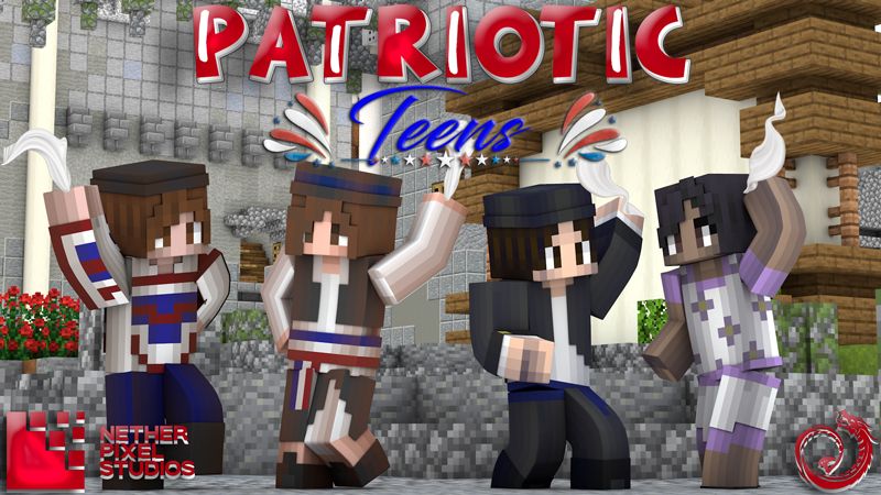 Patriotic Teens on the Minecraft Marketplace by Netherpixel