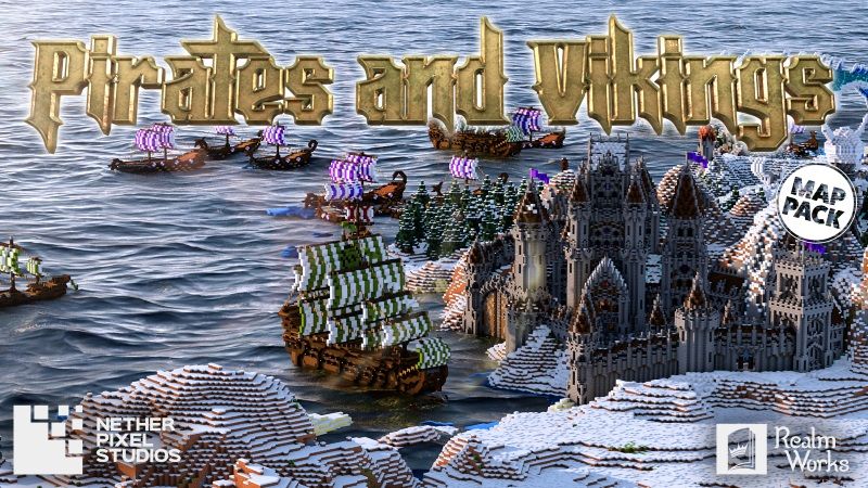 Pirates and Vikings on the Minecraft Marketplace by Netherpixel