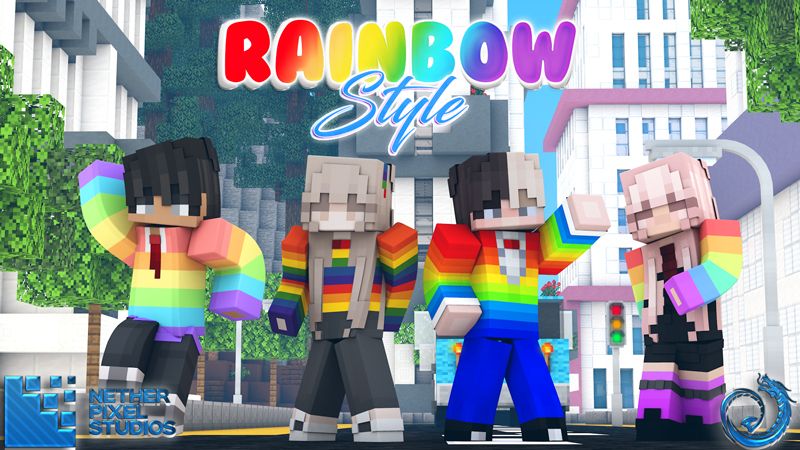 Rainbow Style on the Minecraft Marketplace by Netherpixel