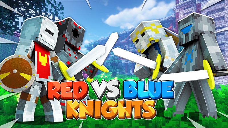 Red VS Blue Knights on the Minecraft Marketplace by Netherpixel