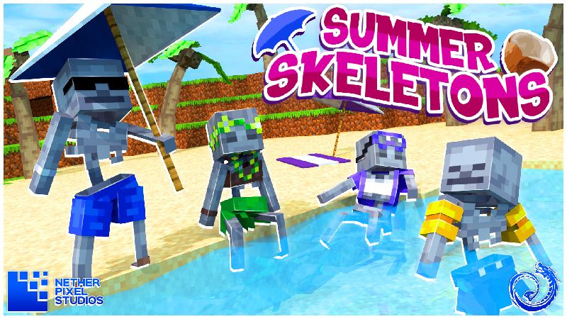 Summer Skeletons on the Minecraft Marketplace by Netherpixel