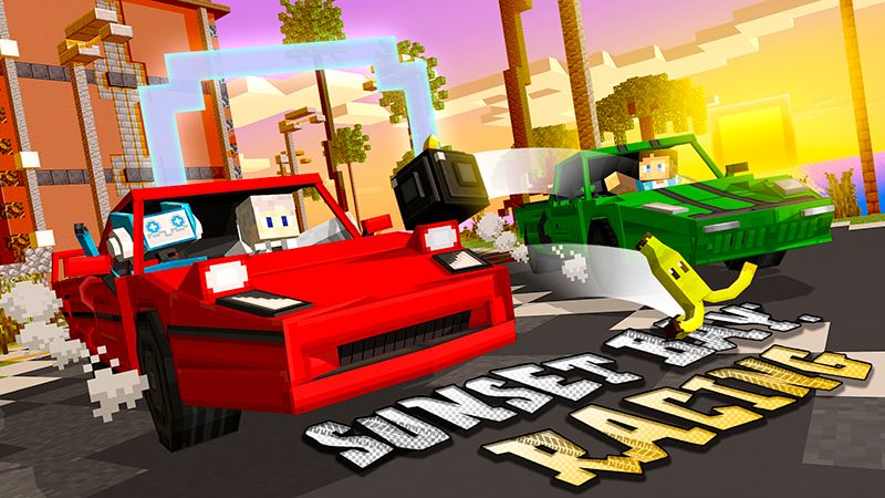 Sunset Bay: Racing on the Minecraft Marketplace by Netherpixel