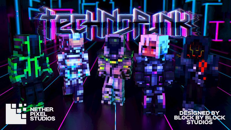 Technopunk Skin Pack on the Minecraft Marketplace by Netherpixel