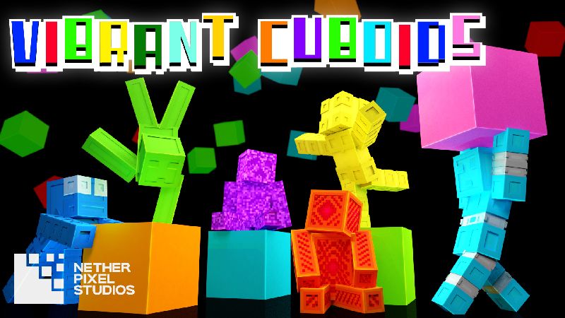 Vibrant Cuboids on the Minecraft Marketplace by Netherpixel