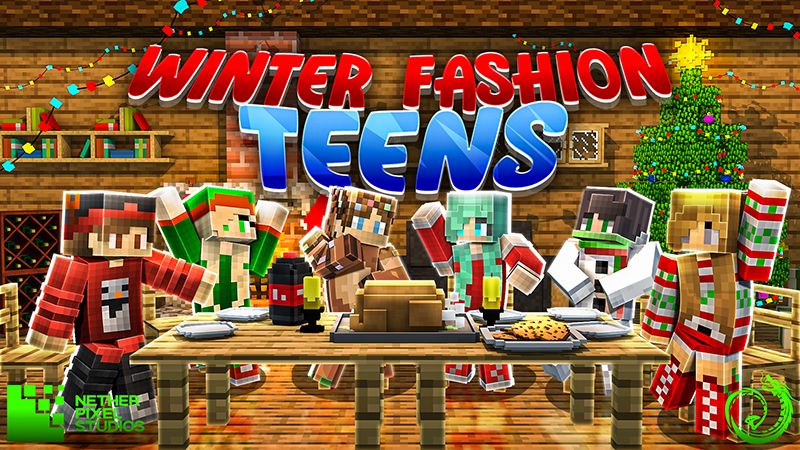 Winter Fashion Teens on the Minecraft Marketplace by Netherpixel