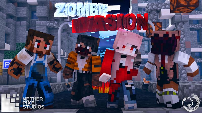 Zombie Invasion on the Minecraft Marketplace by Netherpixel