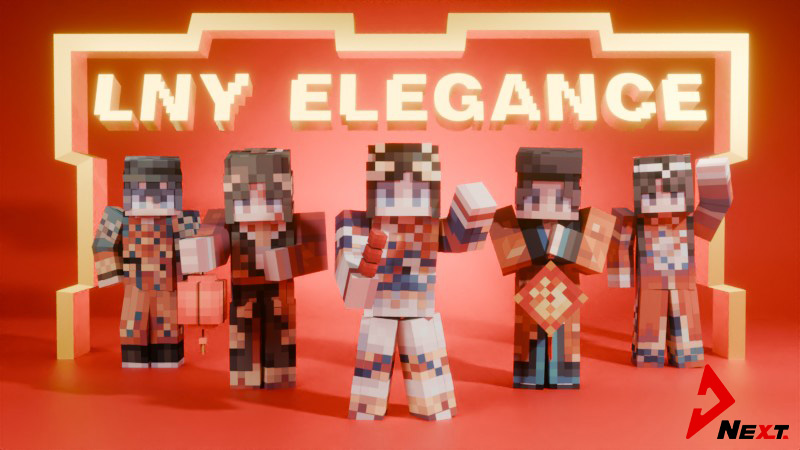 Lunar New Year Elegance Skin Pack on the Minecraft Marketplace by Next Studio