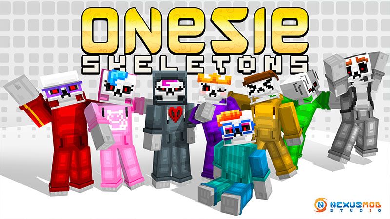 Onesie Skeletons on the Minecraft Marketplace by Nexus Mob