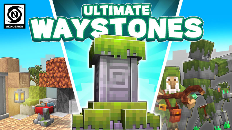 Ultimate Waystones on the Minecraft Marketplace by Nexus Mob