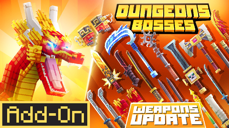 Dungeons and Bosses Add-on on the Minecraft Marketplace by Ninja Block