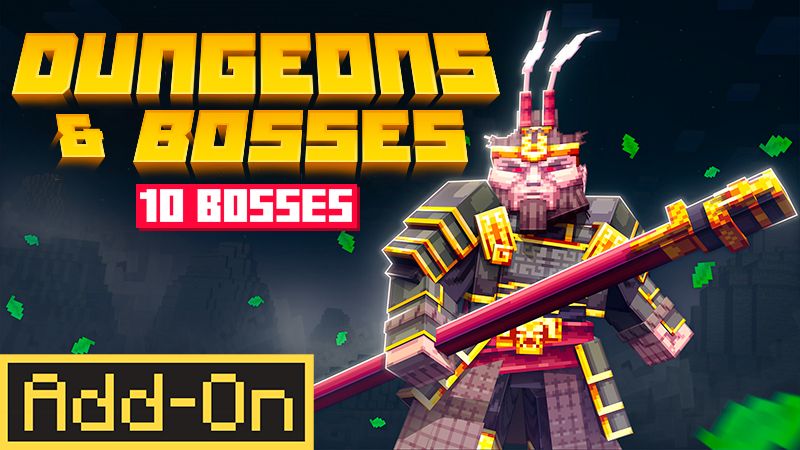 Dungeons and Bosses Add-on on the Minecraft Marketplace by Ninja Block