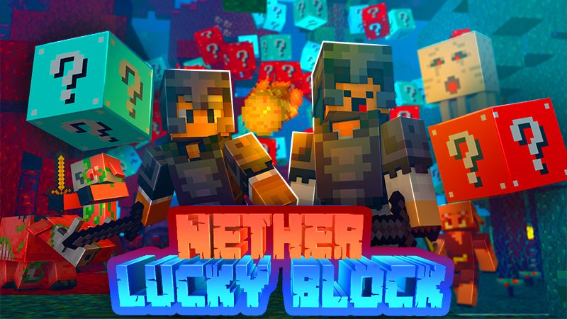 Lucky Block: Nether on the Minecraft Marketplace by Ninja Block