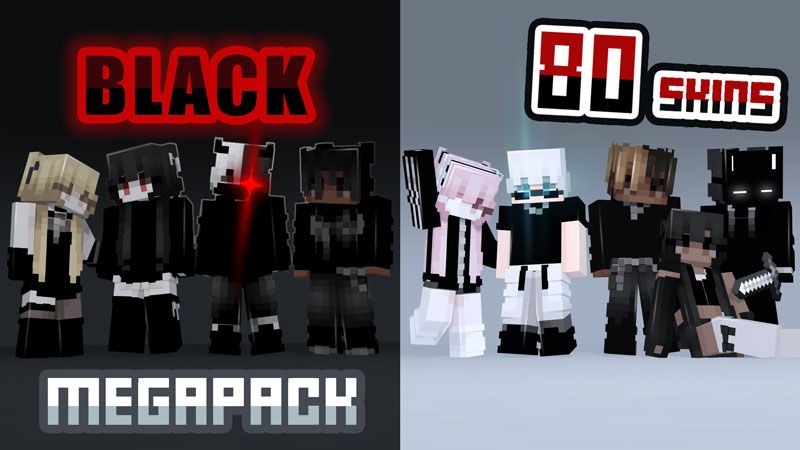 All Black Megapack on the Minecraft Marketplace by ninja-squirrel-gaming