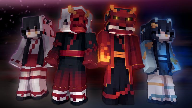 Anime Kimonos on the Minecraft Marketplace by ninja-squirrel-gaming