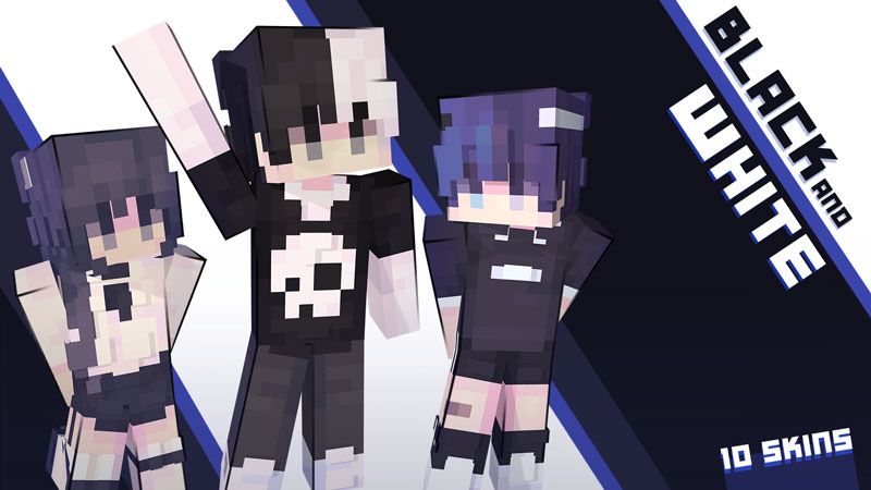 Black and White Fashion on the Minecraft Marketplace by Ninja Squirrel Gaming