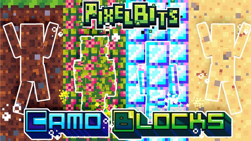 Camo Blocks - Pixel Bits on the Minecraft Marketplace by Ninja Squirrel Gaming