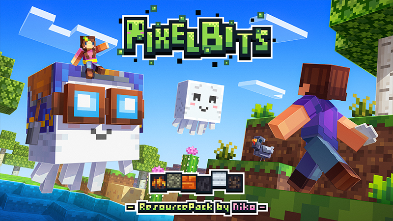 Pixel Bits on the Minecraft Marketplace by Ninja Squirrel Gaming