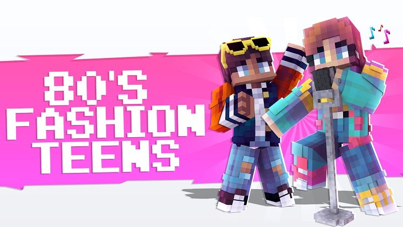 80s Fashion Teens on the Minecraft Marketplace by Nitric Concepts