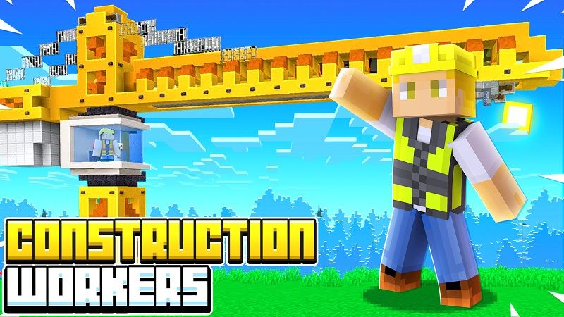 Construction Workers on the Minecraft Marketplace by Nitric Concepts