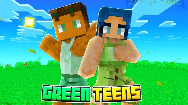 Green Teens on the Minecraft Marketplace by Nitric Concepts