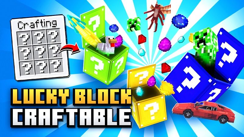 Lucky Block Craftable on the Minecraft Marketplace by Nitric Concepts