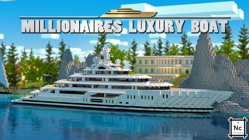 Millionaires Luxury Boat on the Minecraft Marketplace by Nitric Concepts