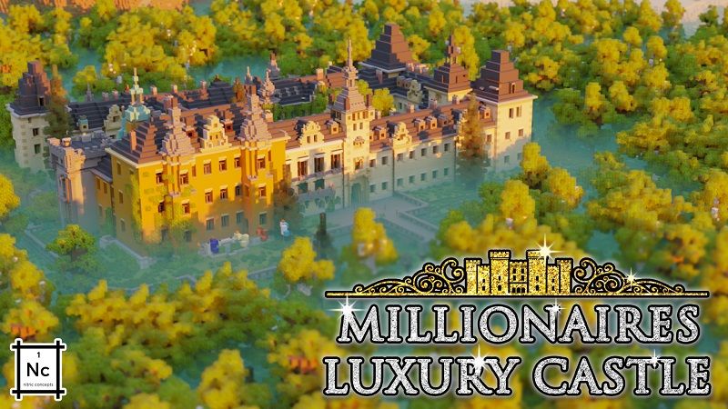 Millionaires Luxury Castle on the Minecraft Marketplace by Nitric Concepts