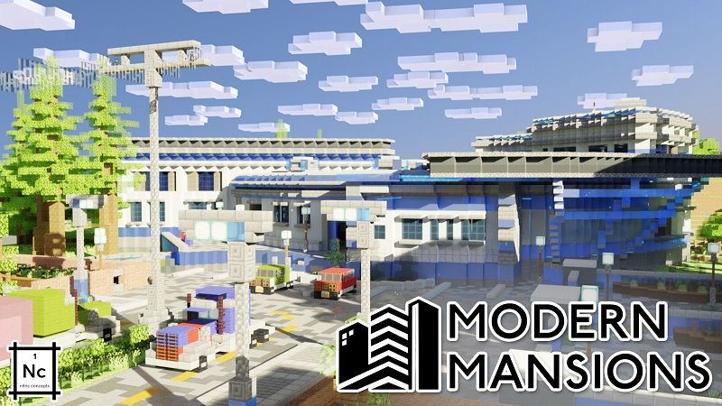 Modern Mansions on the Minecraft Marketplace by Nitric Concepts