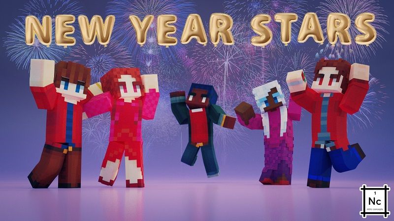 New Year Stars on the Minecraft Marketplace by Nitric Concepts